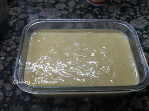 BIZCOCHO DE CHOCOLATE BLANCO Y AVELLANAS (Microondas)