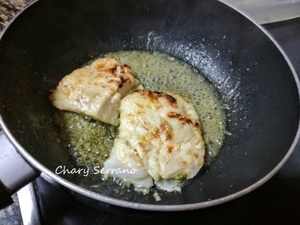 BACALAO AL AJOARRIERO CON PATATA ASADA