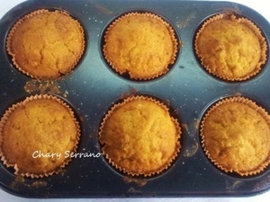 MAGDALENAS DE ALMENDRA Y ZANAHORIA