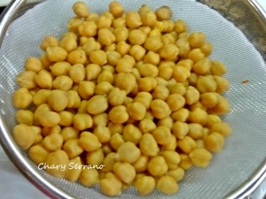 GARBANZOS CON COUS COUS Y VEGETALES