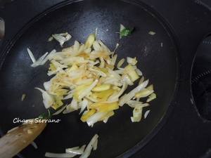 GARBANZOS CON COUS COUS Y VEGETALES