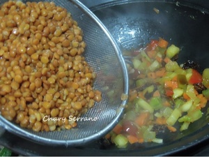 LENTEJAS CON ARROZ Y VEGETALES