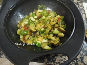 GARBANZOS CON VERDURAS Y COUSCOUS A LA CÚRCUMA