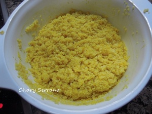 GARBANZOS CON VERDURAS Y COUSCOUS A LA CÚRCUMA