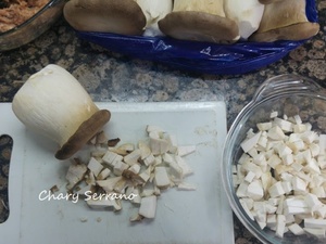 POLLO CAMPERO ASADO RELLENO, CON CEBOLLA NEGRA