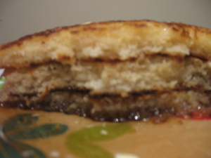 TORTILLAS MEJICANAS RELLENAS DE YORK, HUEVOS Y CEBOLLA