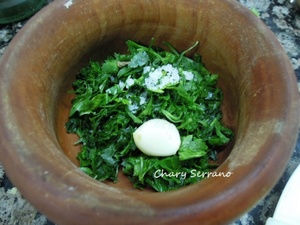 CALABACINES EN VINAGRE (o boquerones de huerta)