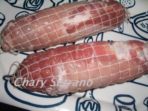 ROLLOS DE PECHUGA DE POLLO, RELLENOS