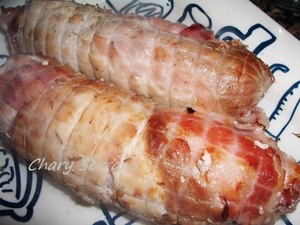 ROLLOS DE PECHUGA DE POLLO, RELLENOS