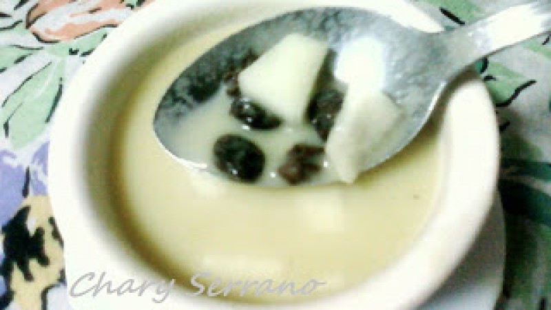CREMA FRIA DE MANZANAS Y PASAS