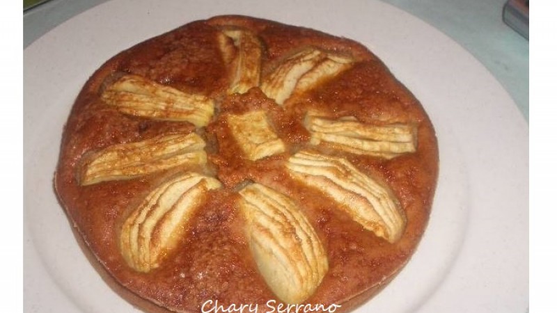 TARTA DE MANZANAS FÁCIL, sin azúcar