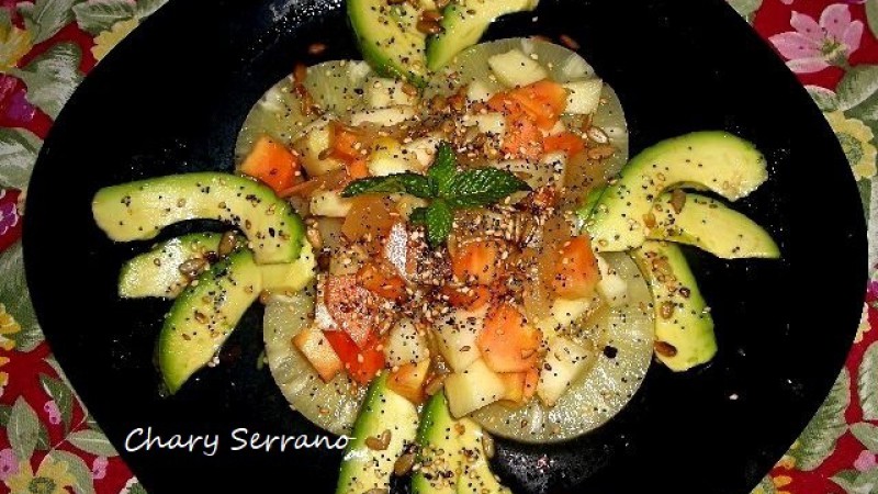 MACEDONIA CON AGUACATE