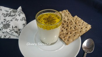 PANNA COTTA CON #AOVE Y TOMILLO