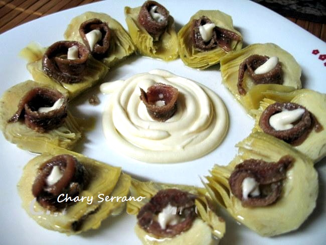 Alcachofas con anchoas