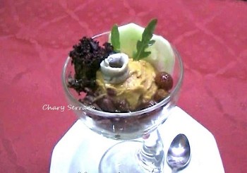 COPA DE PEPINO Y HELADO DE SALMOREJO CORDOBÉS