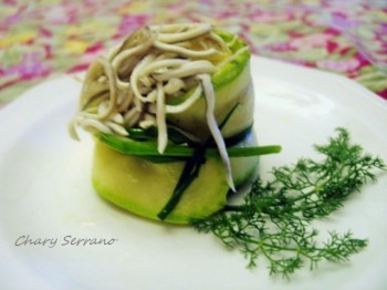 GULAS EN ROLLITO DE CALABACÍN