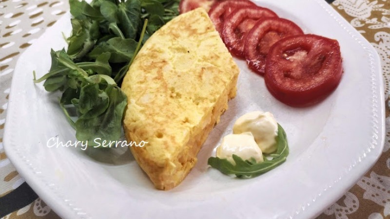 Tortilla de patatas al microondas