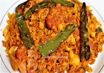 PEROL DE MIGAS EN MI PLAZOLETA