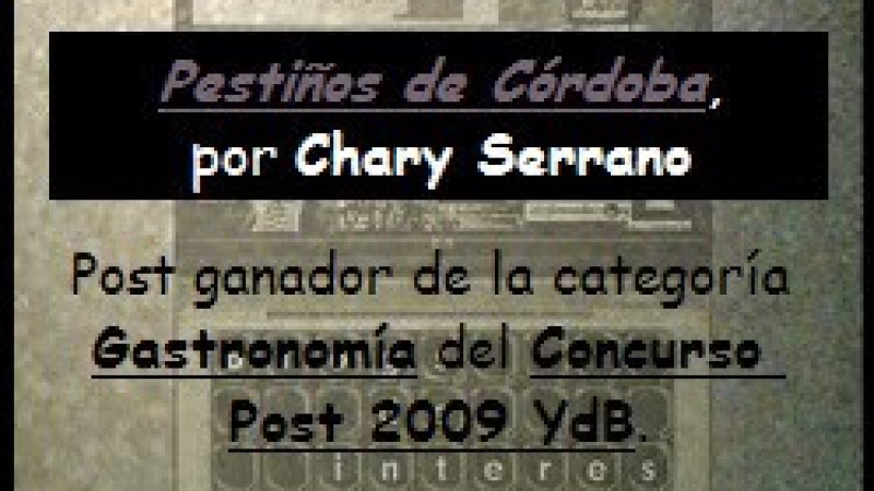 PREMIO EN YENODEBLOG A MI MEJOR RECETA