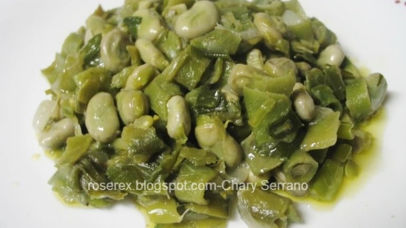 HABAS FRITAS Receta tradicional