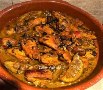 Pollo especiado con limón fermentado