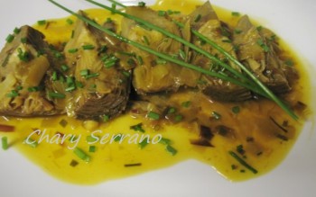 ALCACHOFAS AL VINO BLANCO