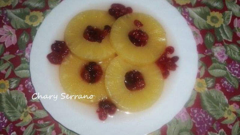 POSTRE RÁPIDO DE PIÑA