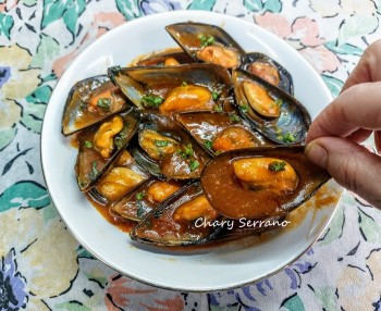 Mejillones en salsa picante