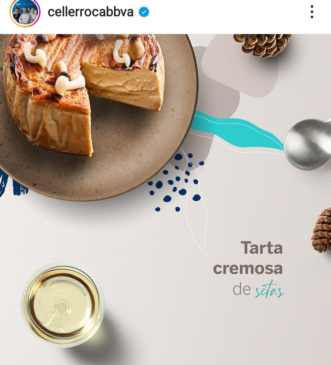 Tarta Cremosa de setas Setacor de Joan Roca