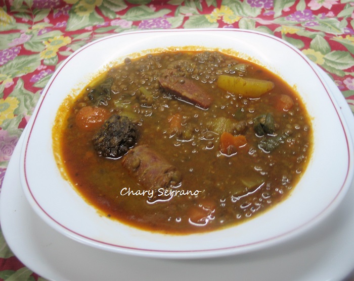 guiso de lentejas