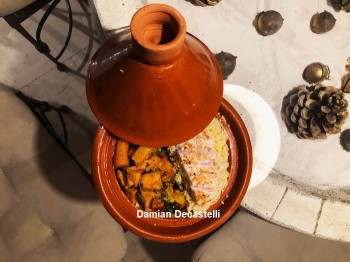 Cous cous con verduras y pavo