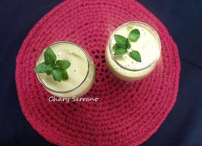 Batido de aguacate, plátano y orejones