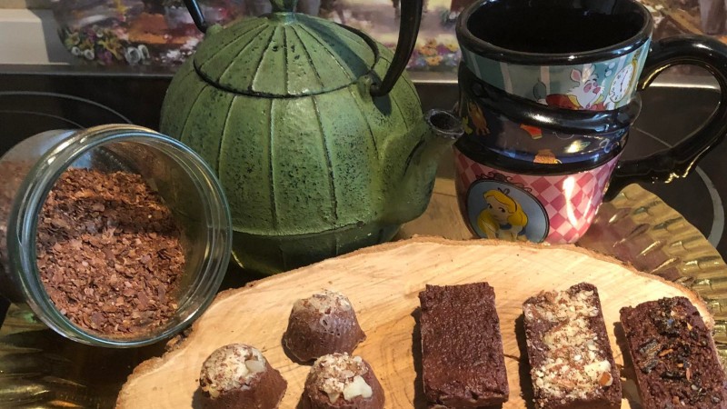2 recetas de Infusión y pasteles con chocolate elaborado en casa