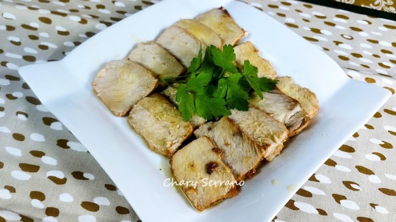 Lomo de orza en aove, receta tradicional