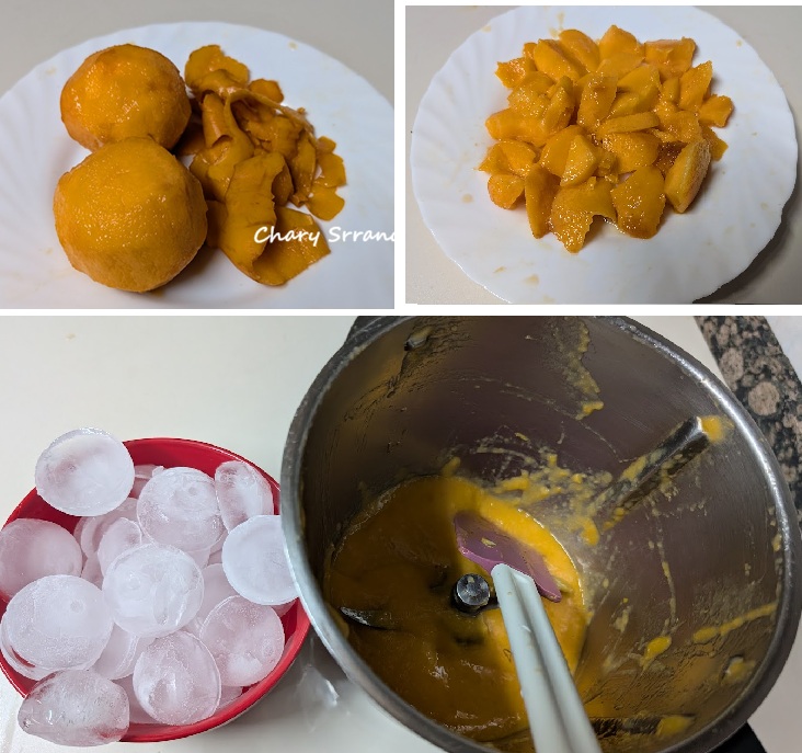 Sorbete de melocotón