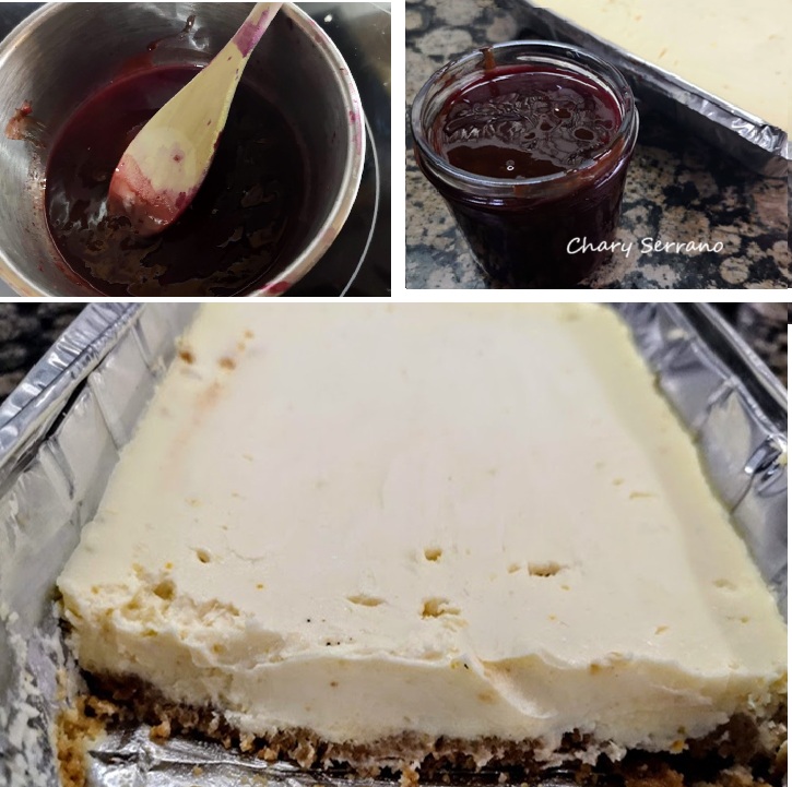 TARTA DE QUESO NUEVA YORK CON ARÁNDANOS