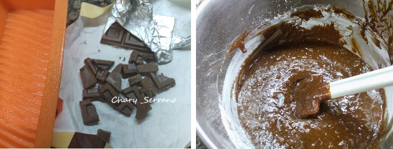 Pudin de chocolate y almendras sin gluten