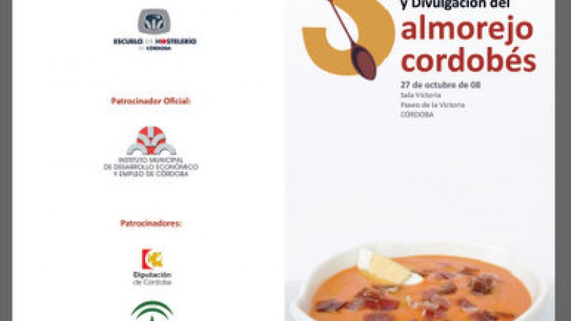 JORNADA DE ANALISIS Y DIVULGACIÓN DEL SALMOREJO CORDOBÉS