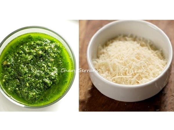 Judías Verdes Salteadas con Bacon, al Pesto de MAYTE HORTELANO