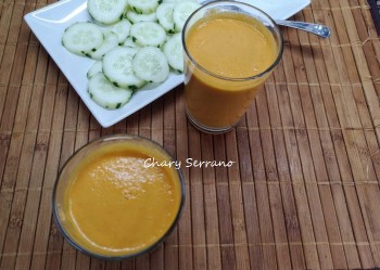 GAZPACHO DE TOMATE Y ZANAHORIA