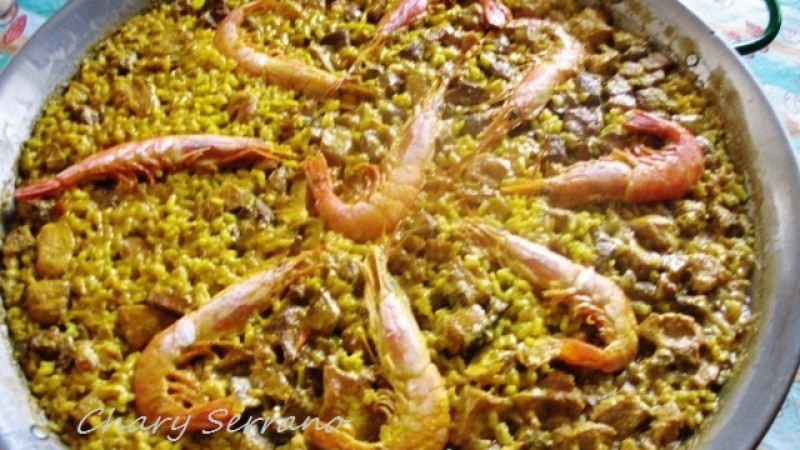 HEMC # 13 : PAELLA CON LANGOSTINOS Y SETAS