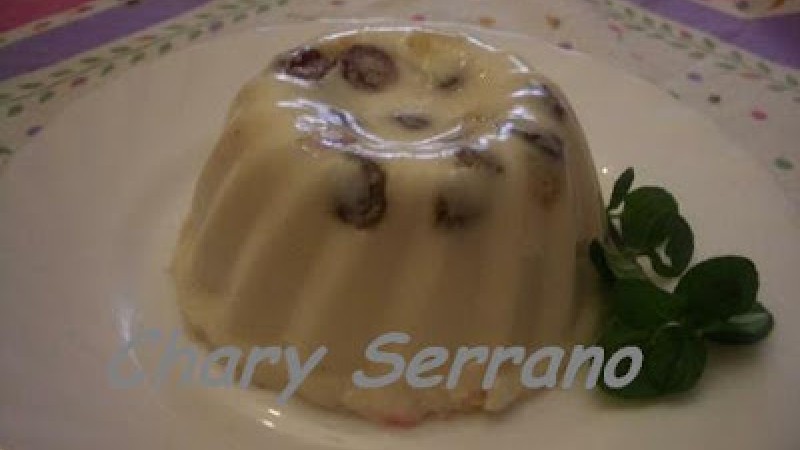 FLAN DE CUAJADA CON FRUTAS ROJAS, LIGTH