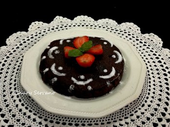 BROWNIE DE QUINOA, PLÁTANO Y CHOCOLATE, sin harina