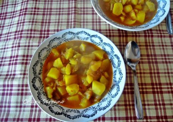 GUISO DE PATATAS CON RAPE